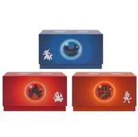 Lot de cartes Pokémon TCG écologiques en gros – Coffret Cadeau Énergie Thème Feu, Obscurité, Combat – Classeur de cartes, Boîte de rangement, Protège-cartes Professionnels