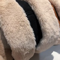 Nouveau chapeau bob en daim doublé polaire pour l'automne/hiver, chaud, 100% coton, style coréen, vintage, unisexe, polyvalent, tendance, chic