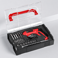 Kit d'outils manuels de base KAFUWELL H5303A en plastique transparent, petit et compact, pour la maison, le bureau, les bricolages et les réparations domestiques