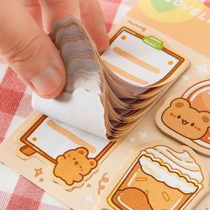 Creative Cartoon Shaped Sticky Notes Set High Aesthetic Cute <b>Memo</b> <b>Pads</b> for School Back-to-School Essentials - Product Image 2