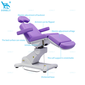 Table de massage électrique inclinable SONKLY pour salon de beauté, spa, <span class=keywords><strong>fauteuil</strong></span> réglable, canapé de cosmétologie, esthétique, spa - Product Image 6