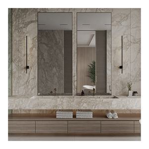 خزانة مرآة تخزين عصرية ، رف تزيين للحمام ، إضاءة ليد مضادة للماء - Product Image 5