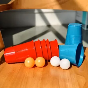 Gobelets en plastique PP à double paroi avec logo personnalisé de différentes couleurs pour boire à froid pour le jeu de cola et la fête pour les <span class=keywords><strong>jeux</strong></span> de bière-pong - Product Image 5