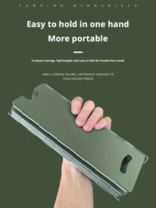 Paravent portable pour réchaud à gaz de camping, protection coupe-vent pour réchaud à gaz d'extérieur - Product Image 6