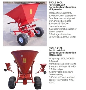 Tractor Fertilizer <strong>Spreaders</strong>. Farm Lawn Fertilizer <strong>Spreader</strong> <strong>Compost</strong> <strong>Spreader</strong> With Capacity 350LB 160L&amp; 650LB 210L - Product Image 2