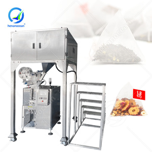 OCEAN, cadena de doble cámara de alta velocidad, bolsita de té, paquete de relleno, filtro Triangular, máquina de paquete de bolsitas de té negro - Product Image 1