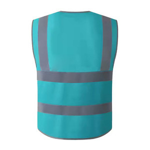 Chaleco DE SEGURIDAD reflectante transpirable ligero con logotipo personalizable ANSI Clase 1 EN 20471 Colores personalizados certificados disponibles - Product Image 3