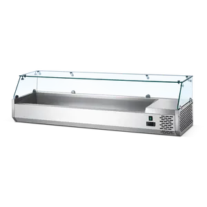 Focus sur la fabrication de réfrigérateurs Comptoir de préparation de pizzas Réfrigérateur Réfrigérateur électrique Table de travail Salade Établi