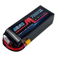 Batterie Lithium Polymère MOLIPO HR0670HV pour Drone FPV 4S 6S 8S 7000mAh, Haute Décharge, Haute Tension, pour UAV RC 7-10 pouces et Appareils Électroménagers
