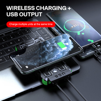Chargeur universel sans fil solaire de batterie externe de Li-polymère imperméable d'extérieur avec double USB et lumières de camping
