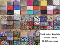 20250Dompet Kartu Bisnis Wanita Populer Unisex Tipis Mini Bahan Kulit PU Gantungan Kunci ATM - Dompet ID & Kartu Kredit Pria Modis