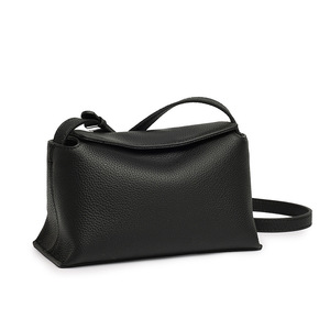 2026 Summer New Women's Genuine Leather Shoulder Bag Fashion Zipper Closure Lichee Texture <b>Small</b> Square <b>Handbag</b> Lightweight - Product Image 5