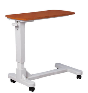 Mesa plegable de hospital con altura ajustable, con ruedas, marco de acero barato para comedor junto a la <span class=keywords><strong>cama</strong></span> de los pacientes, certificado CE ISO - Product Image 5