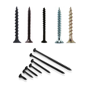 Vis autoperceuses à tête plate ovale métriques en acier inoxydable finition DIN pour plaques de plâtre et bois - Product Image 4