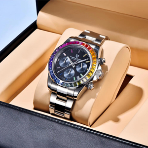 2025 New PAGANI DESIGN Rainbow Circle PD1644 Luxury Quartz Watch for Men <strong>Automatic</strong> Wristwatches Men Sport Waterproof <strong>Chronograph</strong> - Product Image 4