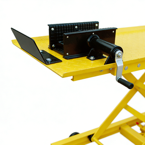 800 एलबीएस कैंची डिजाइन वायवीय लिफ्ट रैंप हाइड्रोलिक टेबल प्लेटफॉर्म मोटरसाइकिल लिफ्ट के लिए - Product Image 3