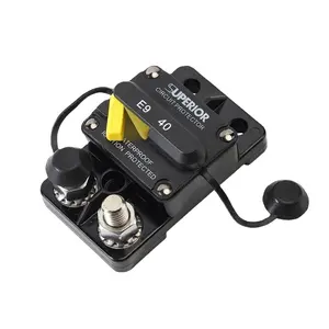 E9B surface mount water proof push button thermal circuit breaker for trolling motor