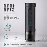 Machine à expresso portable 20 bars à extraction rapide, chargement USB, batterie 7800 mAh, idéale pour les trajets quotidiens, disponible en stock pour commande d'échantillon