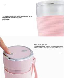 Wholesale Hot-Selling Portable Food Grade Plastic Mixer <b>Juicer</b> Self-Cleaning for Outdoor Use Fruit <b>Vegetable</b> Blender Household - Product Image 3