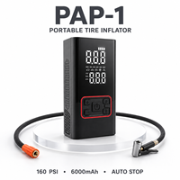 Pompe à air portable Tpson la plus récente avec affichage LCD de pression précise, gonfleur de pneus intelligent pour voiture