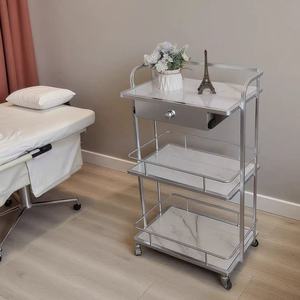 Beauty Instrument Trolley with Drawers a Small Mobile <b>Tool</b> <b>Cart</b> with Storage Rack Designed <b>for</b> Beauty Salons - Product Image 2