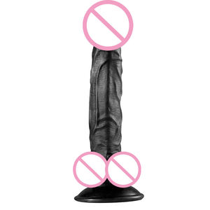 Vibrator Dildo Realistis Ramah Lingkungan untuk Wanita dengan Sensasi Kulit Asli, Mainan Seks Masturbasi Wanita <span class=keywords><strong>Penis</strong></span> Besar - Product Image 1
