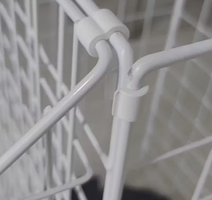 Connecteurs en plastique pour l'assemblage de rayonnages en fil métallique <span class=keywords><strong>DIY</strong></span>, clips de verrouillage réutilisables pour cages à animaux - Product Image 4