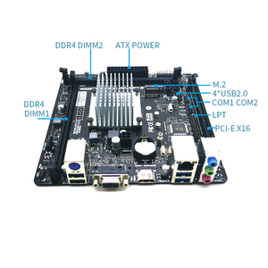 Carte mère industrielle embarquée Intel <span class=keywords><strong>J4105</strong></span> J4005 J4025 J4205 J4125 CPU MINI <span class=keywords><strong>ITX</strong></span> 17CM*17CM ATX Alimentation - Product Image 4