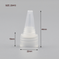 Approvisionnement d'usine 20/410 bouchon compte-gouttes en plastique 18mm 20mm 24mm 28mm bouchon de compression bouchon de bouteille de ketchup colle bec couvercle de bouteille