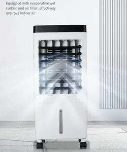 Ventilador de ar comprimido portátil inteligente, ventilador de névoa de água com controle mecânico, ventilador a frio, máquina de ar condicionado, enrolador e refrigerador