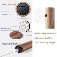 Inductif PIR USB Rechargeable LED Veilleuse Moderne Portable Sans Fil Smart Home Résidentiel Intérieur Chambre Applique Murale Escalier