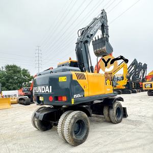 Yishun Rendimiento favorable Gran venta global Excavadora Hyundai usada Excavadora de ruedas Hyundai usada Excavadora Hyundai <span class=keywords><strong>150</strong></span> usada - Product Image 1