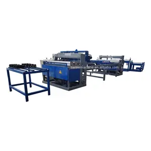 Tianke machine metal fence making machine manufacturer roll mesh welding machine with coil wire feeding