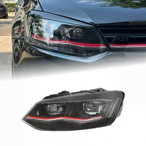 Feux avant <span class=keywords><strong>LED</strong></span> <span class=keywords><strong>pour</strong></span> <span class=keywords><strong>voiture</strong></span> 72W <span class=keywords><strong>pour</strong></span> VW Polo 2011-2016 12V, nouvelle mise à niveau et modernisation - Product Image 1