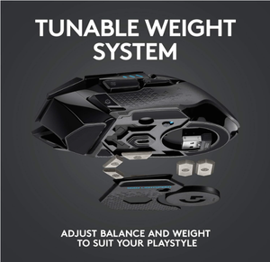 Ratón Inalámbrico para Juegos <span class=keywords><strong>Logitech</strong></span> <span class=keywords><strong>G502</strong></span> Lightspeed, Ratón Ergonómico para Juegos con Programación de Macros, Ratón Óptico para Juegos de 25k DPI para Jugadores Profesionales - Product Image 5