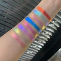 Fard à paupières multichrome métallique à haute pigmentation, palette de fards à paupières individuels, maquillage pour les yeux
