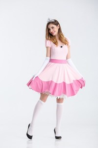 <span class=keywords><strong>Disfraz</strong></span> de <span class=keywords><strong>princesa</strong></span> melocotón de lujo para adultos, <span class=keywords><strong>disfraz</strong></span> de <span class=keywords><strong>princesa</strong></span> melocotón para <span class=keywords><strong>mujer</strong></span>, fiesta de Super Brothers, disfraces de Halloween - Product Image 4