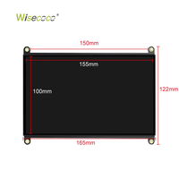 Pantalla Táctil LCD IPS de 7 Pulgadas y 1024x600 para Raspberry Pi, Monitor Portátil HD para Raspberry Pi 4/3/2/B/B+