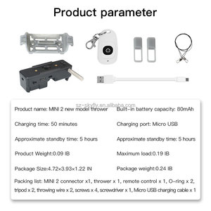 Système de largage en gros JHDDJI pour drones Mavic 2 Pro Zoom, AIR 2, Mini 2 – Largueur d'appâts de pêche, de bagues de mariage, de cadeaux et de matériel de sauvetage - Product Image 3