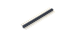 Conector de pin header de paso de 2.54mm, de una sola fila, SMT H2.5mm con cubierta lateral de material LCP 1*18P - Product Image 4