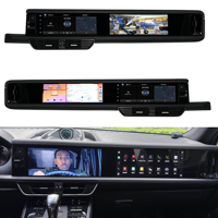 Reproductor de DVD para Auto con Pantalla Dual de 24.6 Pulgadas, Android, Radio, Pantalla Táctil, GPS, Navegación, Carplay para Porsche Cayenne 2010-2017 (LHD/RHD)
