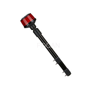 Luz de advertencia trasera de motocicleta aerodinámica de montaje en poste estroboscópico intermitente giratorio - Product Image 3