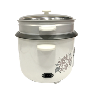 Olla <span class=keywords><strong>Arrocera</strong></span> Eléctrica Recta de Lujo, Olla <span class=keywords><strong>Arrocera</strong></span> China de 1.8L con 2 Sartenes de Aluminio con Tapa de Vidrio - Product Image 4