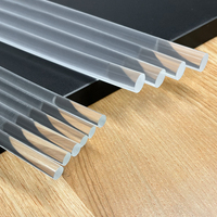 Bâtons de colle thermofusible transparente en EVA, directement de l'usine, pour l'artisanat et les produits d'étanchéité
