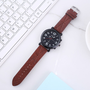 Conjunto de <span class=keywords><strong>reloj</strong></span> de alta calidad, correa, esfera grande, <span class=keywords><strong>reloj</strong></span> de cuarzo y bolígrafo, <span class=keywords><strong>3</strong></span> piezas - Product Image 3