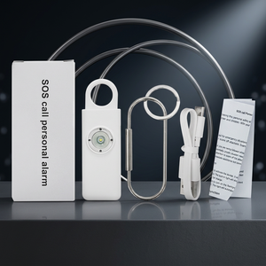 Alarma de Seguridad de Emergencia SOS de 130dB, Alta Sensibilidad, Recargable, Conexión Inalámbrica, Sin Necesidad de Aplicación, Ubicación GPS, Alerta por <span class=keywords><strong>SMS</strong></span>/Llamada, LED - Product Image 1