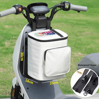 Sacoche de moto imperméable en tissu Oxford 600D écologique à 3 couches avec isolation en mousse, grande capacité, personnalisable, pour casque