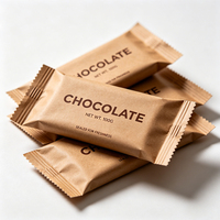 Bolsas Retráctiles al por Mayor de Grado Alimenticio para Barras de Chocolate, Proteínas, Energéticas, Hongos, Envoltorios para Alimentos de Mascotas, Reciclables, Tamaños Personalizados