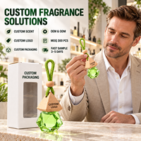 Diffuseur de parfum pour voiture avec logo personnalisé, flacon diffuseur de 8 ml, flacon diffuseur suspendu, résistant aux fuites
