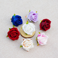 Großhandel 5cm Seidenrosenknospen Künstliche Blumen Braut-Handgelenkstrauß DIY Hochzeitssträuße und Tortendekorationen China
